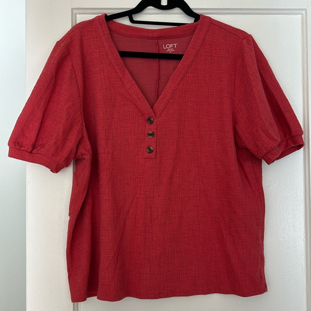 Red loft top